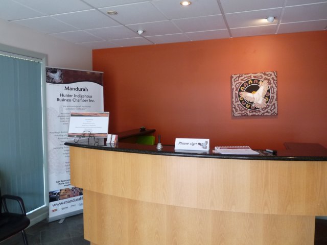 Foyer of Mandurah Hunter Indigenous Business Chamber, Rutherford 2014